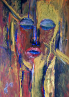 Tiefe, 1999, Acryl auf Leinwand, 32x45cm