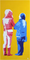 Separation, 2009, Acryl auf Leinwand, 40x80cm