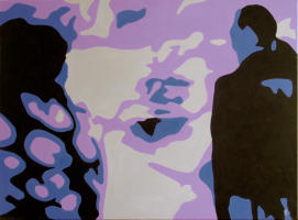 Angstraum 1, 2013, Acryl auf Leinwand, 70x50cm